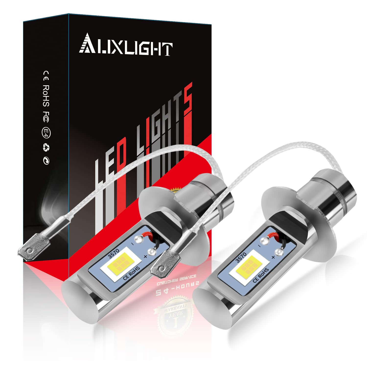 Amazon.com: AUXLIGHT H3 LED Fog Light DRL Bulbs, 3000 Lumens